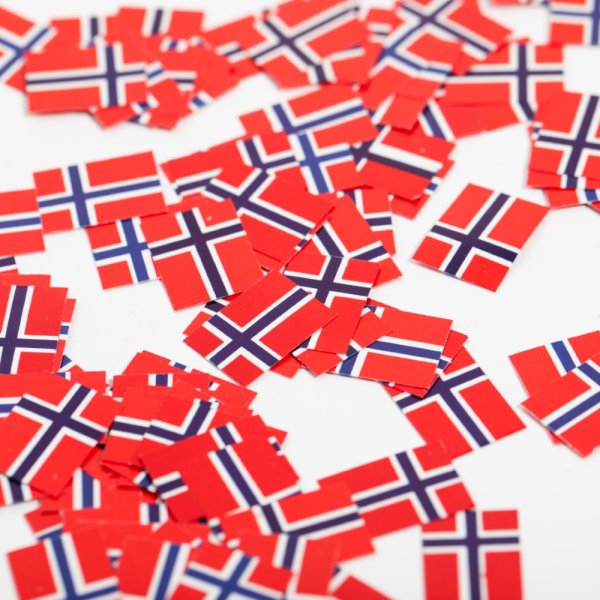 Konfetti - Norwegen - 150 Stück Konfetti - Norwegen - 150 Stück