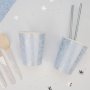 Pappbecher - Schillernde Schneeflocke - 8er-Pack Pappbecher - Schillernde Schneeflocke - 8er-Pack