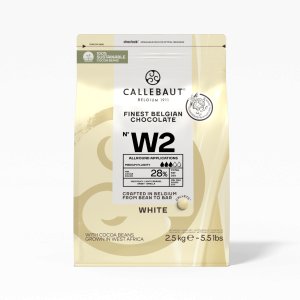 Schokolade - Weiß W2 - Callebaut - 2,5 kg Schokolade - Weiß W2 - Callebaut - 2,5 kg