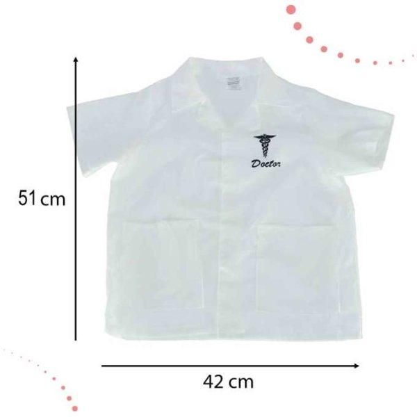 Arztkostüm mit Accessoires, 3-8 Jahre Arztkostüm mit Accessoires, 3-8 Jahre