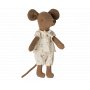 Groe Schwester Maus in Schachtel/Streichholzschachtel