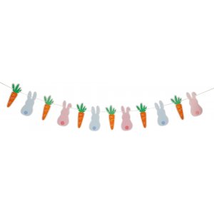 Banner - Osterhasen und Karotten - 2,4 m Banner - Osterhasen und Karotten - 2,4 m