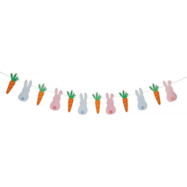 Banner - Osterhasen und Karotten - 2,4 m Banner - Osterhasen und Karotten - 2,4 m