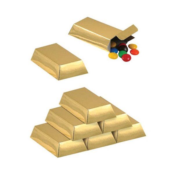 Geschenkboxen - Goldbarren - 12er-Pack Geschenkboxen - Goldbarren - 12er-Pack