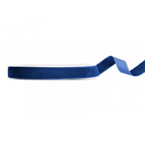 Veloursband - 10 m - Marineblau - 15 mm Veloursband - 10 m - Marineblau - 15 mm