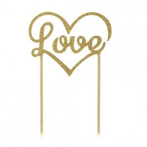 Tränendekoration - Liebe - Gold Tränendekoration - Liebe - Gold