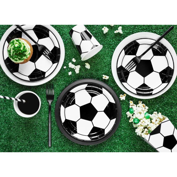 Dessertteller - Football Party - 6er-Pack
