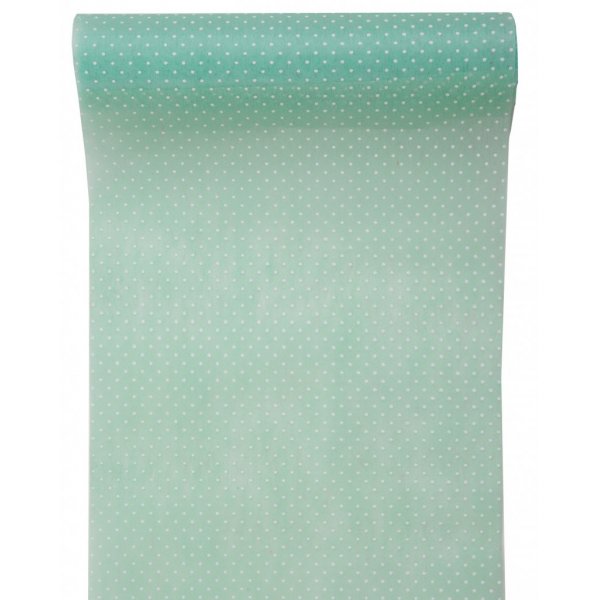 Tischlufer - Polka Dot - Mint