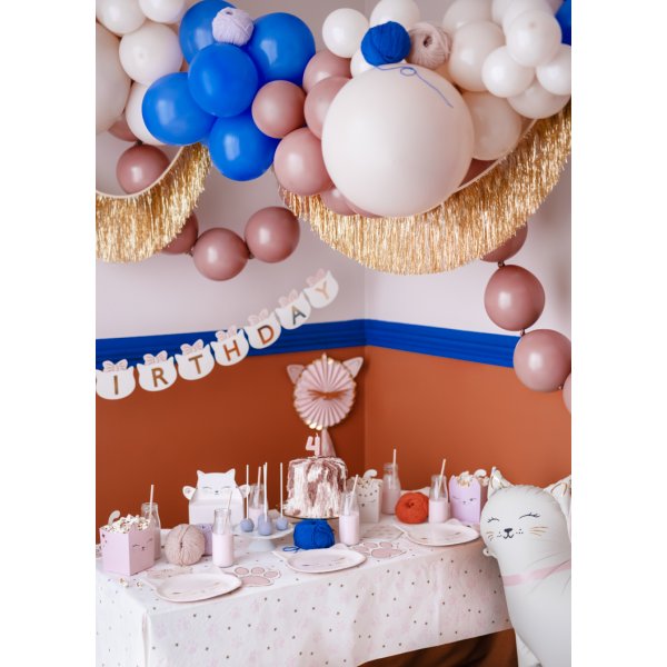 Tischdecke - Pfotenabdruck einer Katze - 180x120 cm