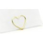 Kartenetui - Herzen - Gold - 10er-Pack