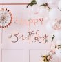 Hintergrund - Alles Gute zum Geburtstag - Blumen