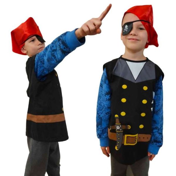 Piratenkostüm für Kinder von 3-8 Jahren, 53x47 cm - Kostüm Piratenkostüm für Kinder von 3-8 Jahren, 53x47 cm - Kostüm
