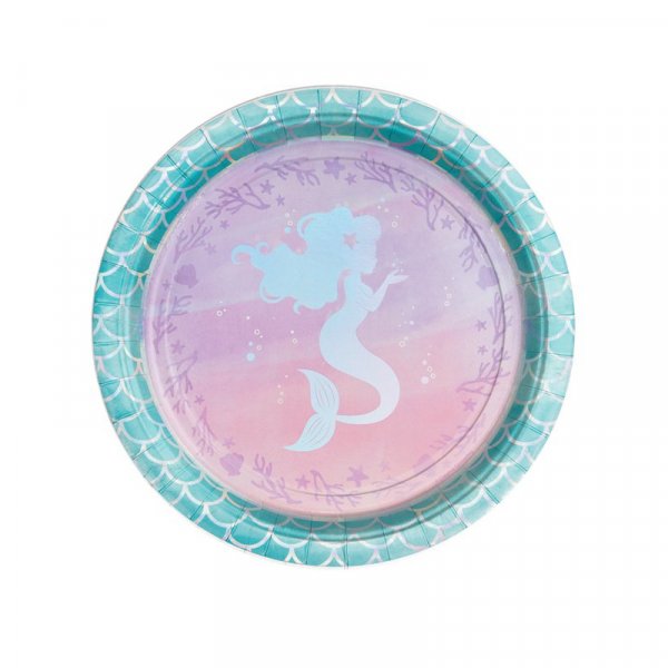 Pappteller - Mermaid Shine - 8er-Pack Pappteller - Mermaid Shine - 8er-Pack