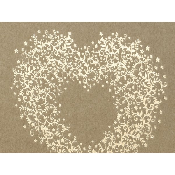 Gästebuch - Natur/Goldenes Herz Gästebuch - Natur/Goldenes Herz