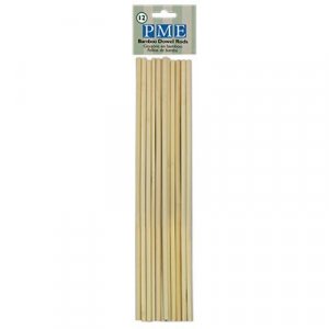 Bambusstäbe zum Tortenaufbauen - 12 Stück - 30 cm - PME Bambusstäbe zum Tortenaufbauen - 12 Stück - 30 cm - PME