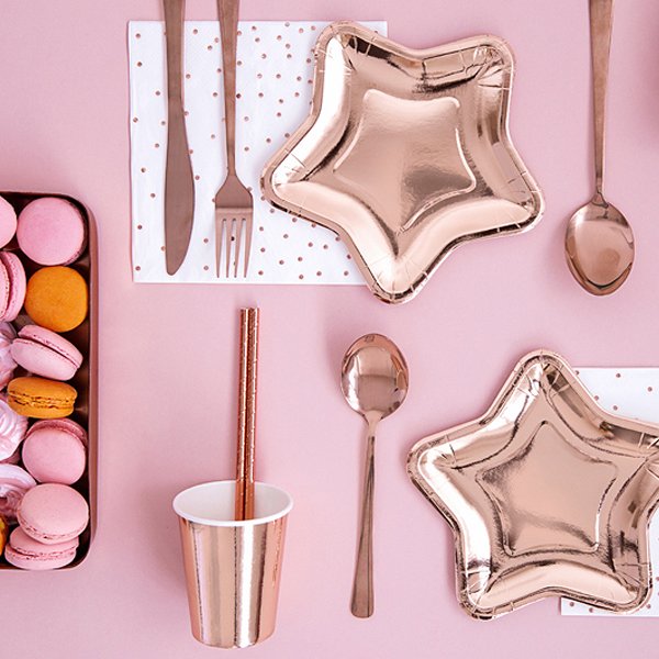 Dessertteller - Stern - Roségold - 6er-Pack Dessertteller - Stern - Roségold - 6er-Pack