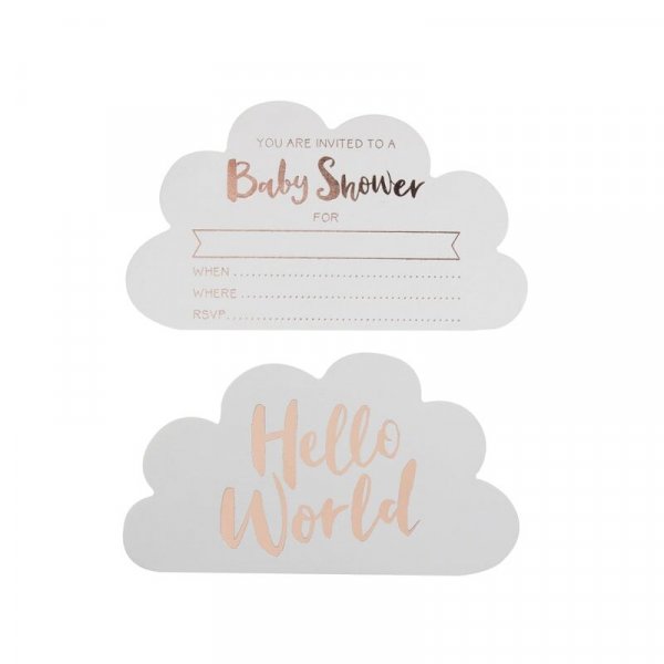 Einladungskarte - Hello World - 10er-Pack Einladungskarte - Hello World - 10er-Pack