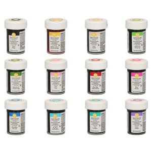 Nudeln in verschiedenen Farben - 12 Farben - 12 x 28 g - Wilton Nudeln in verschiedenen Farben - 12 Farben - 12 x 28 g - Wilton