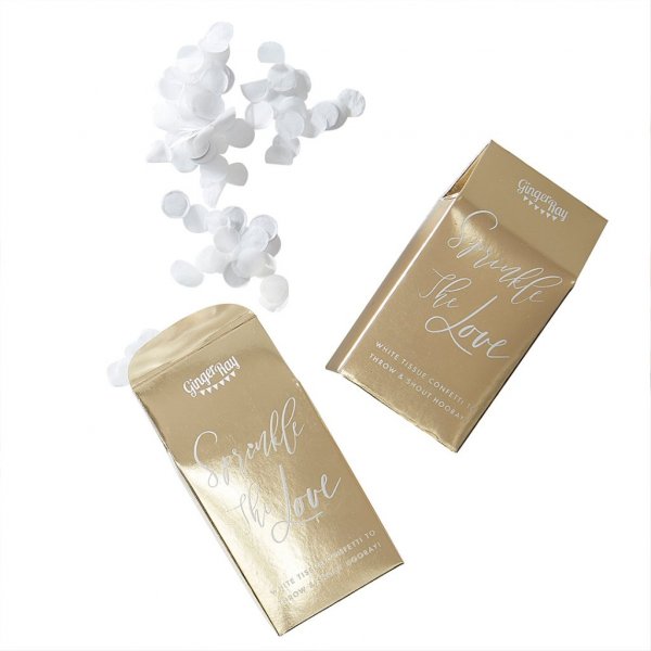 Konfetti-Boxen - Goldhochzeit