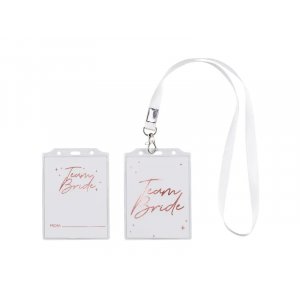 Team Bride - Badge/Ausweis - 4 St�ck