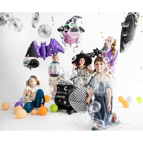 Folienballon - 119,5 x 44,5 cm - Groe Fledermaus