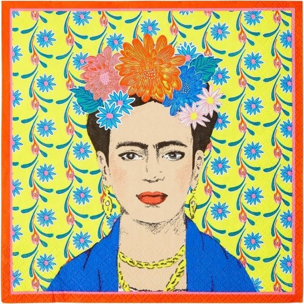 Servietten - Frida Kahlo - 20er-Pack - 33x33 cm Servietten - Frida Kahlo - 20er-Pack - 33x33 cm