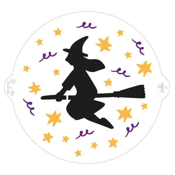 Schablone - Hexe - 25 cm - Halloween Schablone - Hexe - 25 cm - Halloween