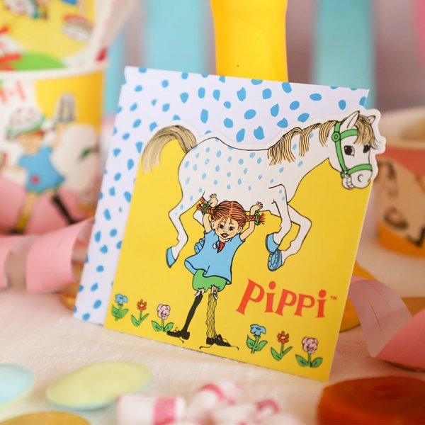 Einladungskarten - Pippi Langstrumpf - 8er-Pack Einladungskarten - Pippi Langstrumpf - 8er-Pack