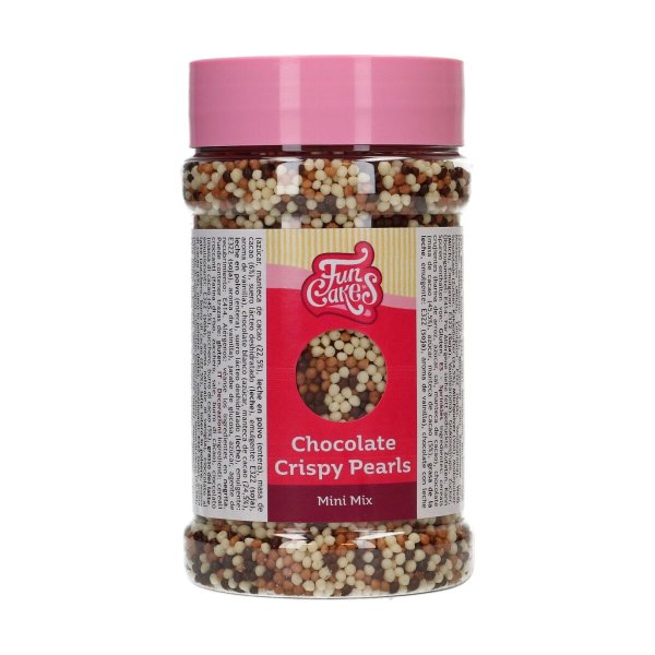 Knusprige Schokoladenperlen Mini-Mix 175 g - FunCakes Knusprige Schokoladenperlen Mini-Mix 175 g - FunCakes