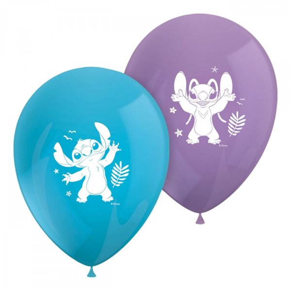 Luftballons - Stitch & Angel - Blau/Lila - 8er-Pack Luftballons - Stitch & Angel - Blau/Lila - 8er-Pack