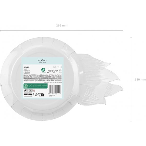 Pappteller - Racing - 6er-Pack