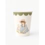Pappbecher - Gartenparty - Blumenmuster - Lavendelblau - 8er-Pack Pappbecher - Gartenparty - Blumenmuster - Lavendelblau - 8er-Pack