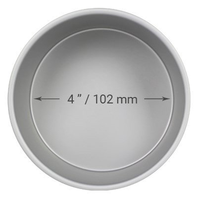 Runde Kuchenform - PME - Ø 10, 10 cm hoch Runde Kuchenform - PME - Ø 10, 10 cm hoch
