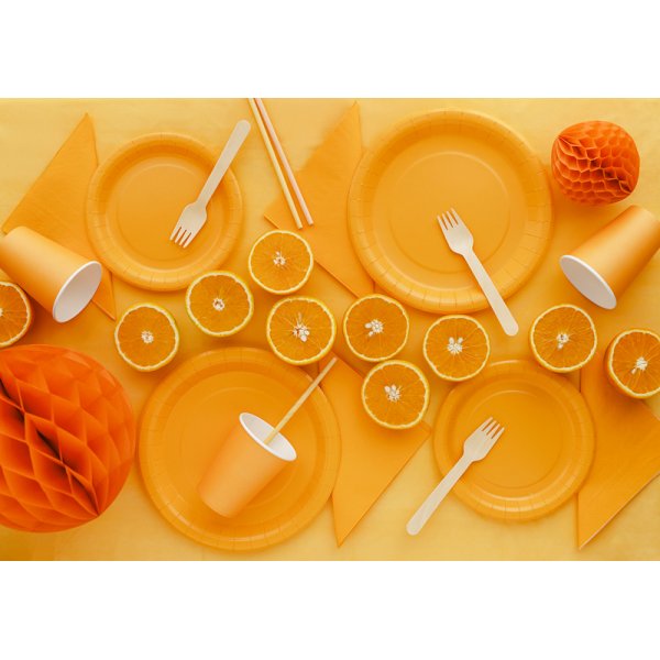 Stoff - Hellorange Stoff - Hellorange