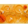 Stoff - Hellorange Stoff - Hellorange
