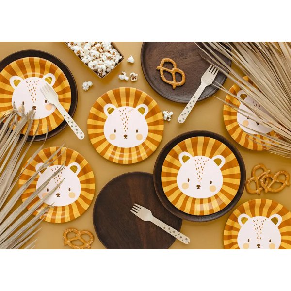 Dessertteller - Lwe - 6er-Pack