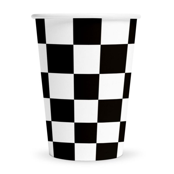 Pappbecher - Race - 210 ml - 8er-Packung Pappbecher - Race - 210 ml - 8er-Packung