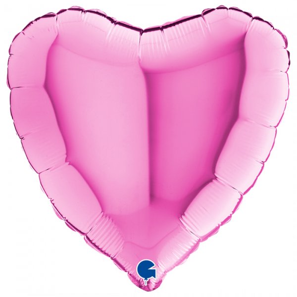 Folienballon - Herz - Hot Pink - 46 cm