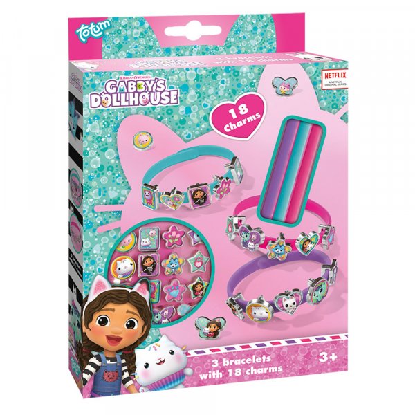Armband - Gabby\\\'s Dollhouse - 3 Stück - DIY Armband - Gabby\\\'s Dollhouse - 3 Stück - DIY