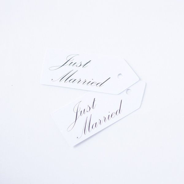 Kleine Anh�nger - Just Married - 10er-Pack