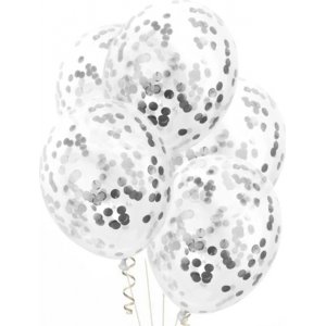 Konfetti-Luftballons - Silber - 4er-Pack Konfetti-Luftballons - Silber - 4er-Pack