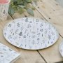 Pappteller - Floral - 8er-Pack