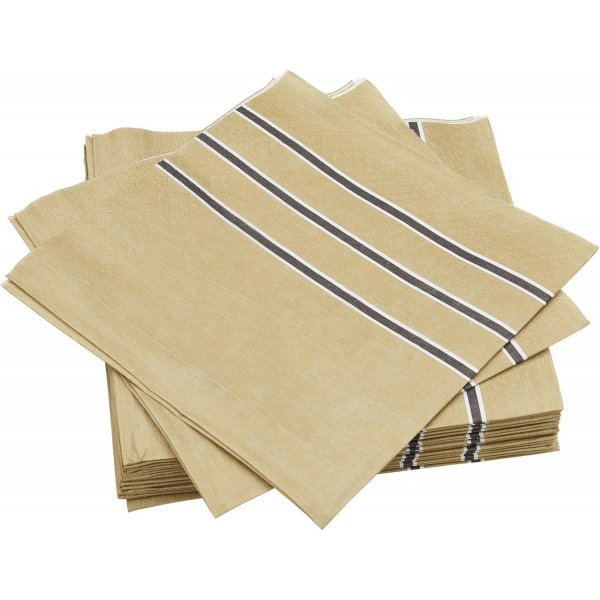 Caisa Papierservietten im 25er-Pack - Zimt