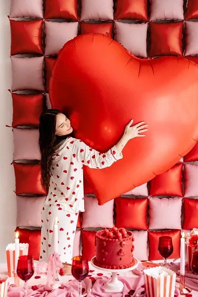 Folienballon - Herz - XXL - 136 x 129 cm Folienballon - Herz - XXL - 136 x 129 cm
