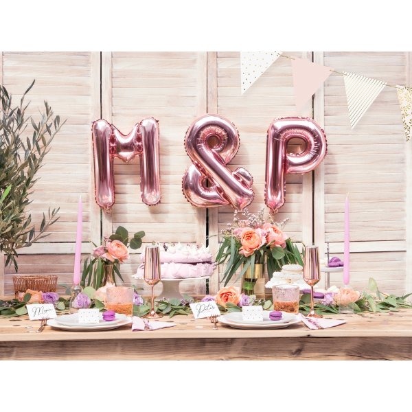 Wimpel - Mix - Pink/Gold Metallic