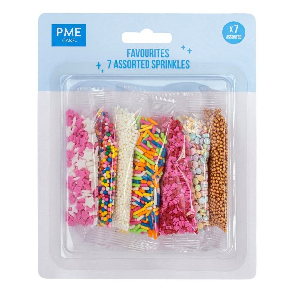 Streuselmischungen - 7 Favoriten - PME - 42 g Streuselmischungen - 7 Favoriten - PME - 42 g