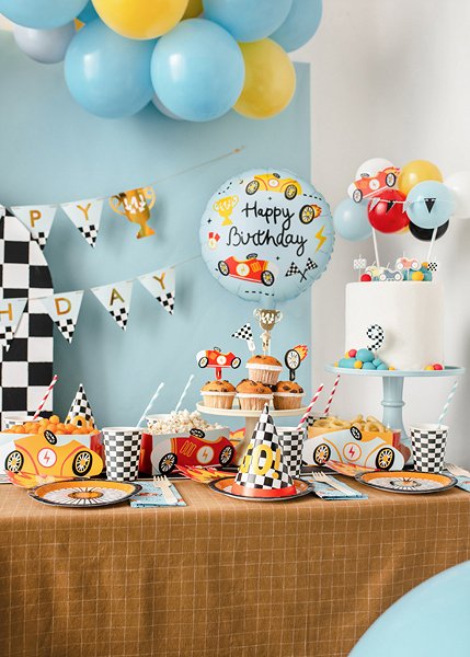 Runder Folienballon \\\"Happy Birthday\\\" - Mix Runder Folienballon \\\"Happy Birthday\\\" - Mix