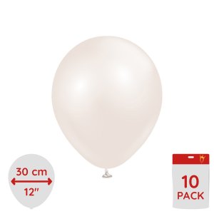 Luftballons, einfarbig - Premium 30 cm - Aura Beige Creme - 10er-Packung Luftballons, einfarbig - Premium 30 cm - Aura Beige Creme - 10er-Packung