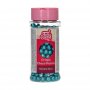 Knusprige Schokoladenperlen - Metallic Blue - Funcakes - 60 g Knusprige Schokoladenperlen - Metallic Blue - Funcakes - 60 g