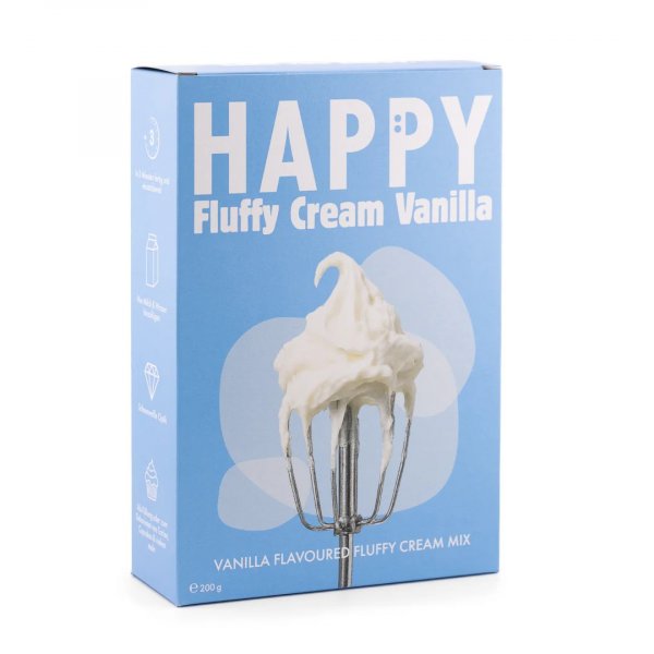 Happy Fluffy Cream Vanille - 200 g - Happy Sprinkles